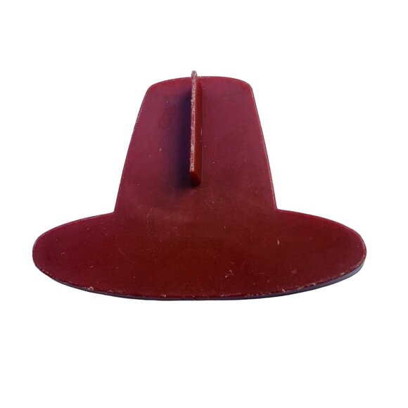 Pilgrim Hat Imprint Cookie Cutter Thanksgiving Decor vintage 1990 Parachute Pres - Picture 3 of 4